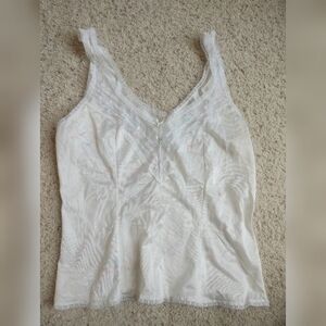 Ashley Taylor vintage floral‎ print lace camisole